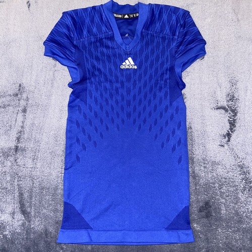 adidas Techfit Primeknit Football Jersey Blue Medium Tight Compression