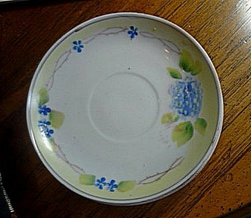 食器 11111111111 Antique Takita Japan Double Diamond Tt Hand Painted Porcelain