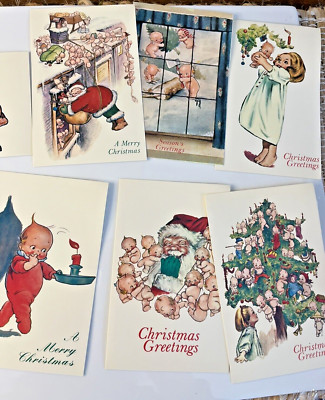 Vintage Greeting CHRISTMAS POSTCARDS! 12CT.!  1980 B Shackman & Co All Different