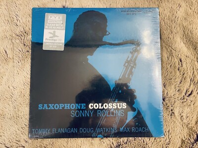 Sonny Rollins - Saxophone Colossus Vinyl LP Clear Blue Hi-Melt New