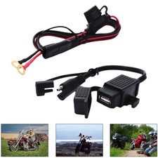 12V Waterproof Motorcycle Accessorie Dual USB Charger Power Port Adapter Socket