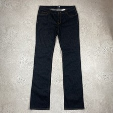 Love Moschino Dark Denim Pants Size 31 Casual Low Rise Y2k