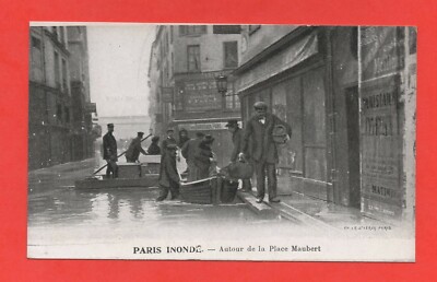 PARIS Flooded 1910 - Place Maubert (B9724)