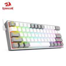 REDRAGON Fizz K617 RGB USB Mini Mechanical Gaming Wired Keyboard Red Switch 61 K