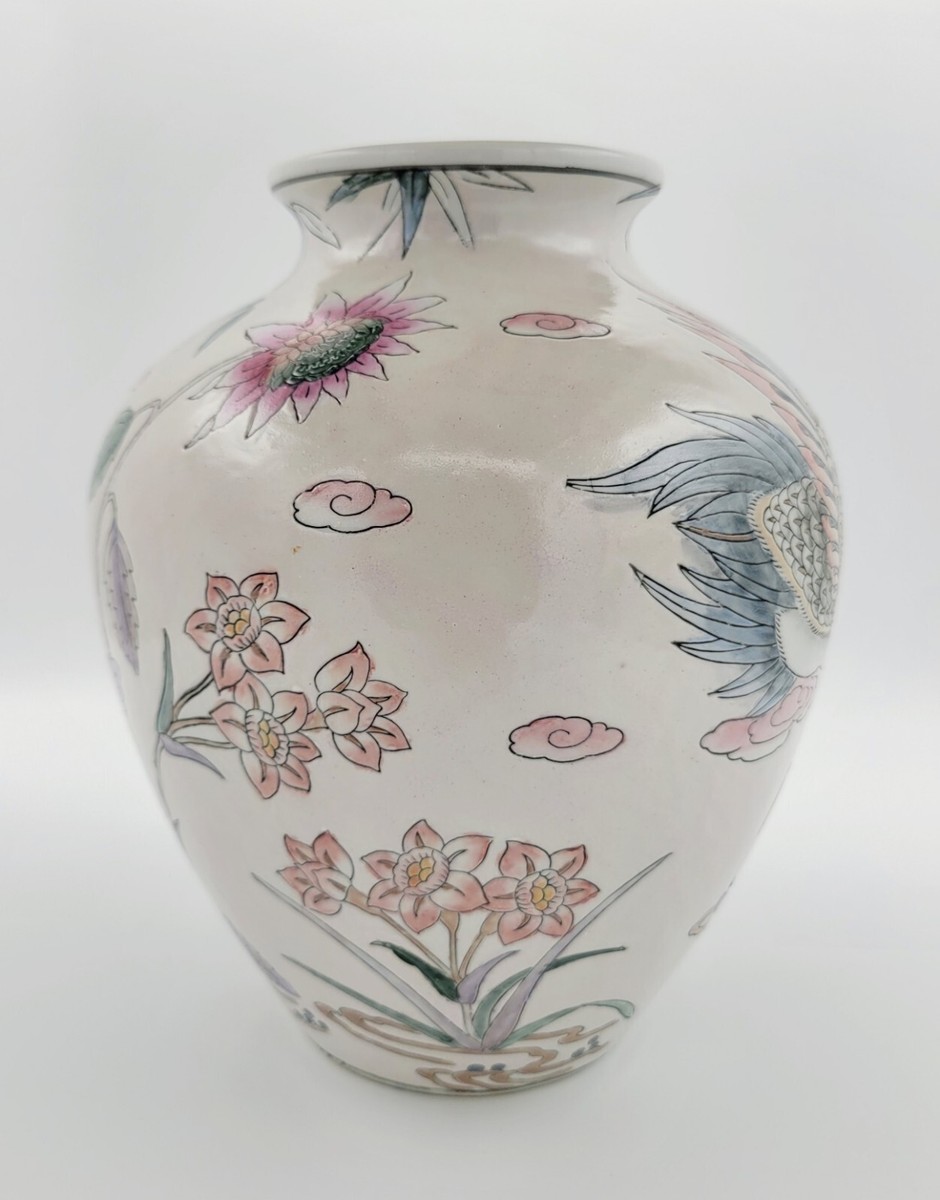 Vintage Hand Painted Enameled 9