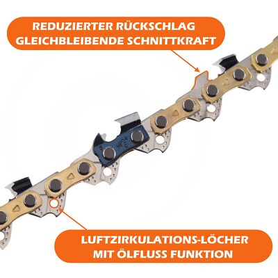 Sägekette Halbmeißel 40 cm 3/8 1,3mm 55TG wie Stihl Picco Micro 36360000055