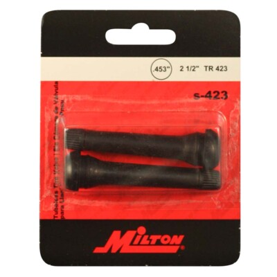 MILTON INDUSTRIES 2-1/2'' TUBELESS TIRE VALVE  2-PACK S-423