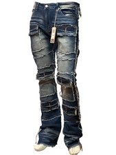 New! Bleeker Bleeker Distressed Pocketed Stac...