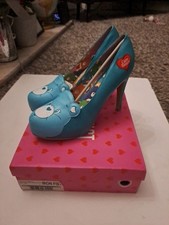 IRON FIST WOMENS CARE BEARS HIGH HEELS SIZE 9uk US 11 Eur 43 LIMITED EDITION New