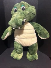 Crocodile  Alligator The Bear Factory 2001 Green Plush Stuffed Animal Florida