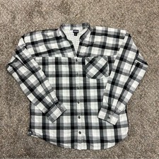 Patagonia shirt womens 6 black white long sle...