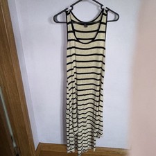 Women’s Forever21 Scoop Neck Sleeveless Long Striped Sun/Beach Dress Size Small.