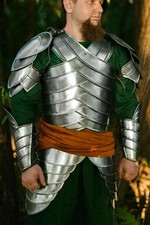 Medieval chest Armor Second Age Elves wearable Halloween Costume Metal Cuirass