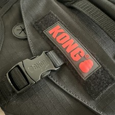 KONG Tactical Dog Vest/Harness. Black Size Small With Carry Pouches / Ships Fast