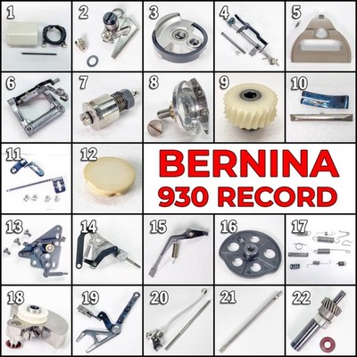 Bernina 930 Record Used Parts In Very Good Condition - 931 932 933