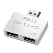 USB 2.0 A Male To Double USB Female Splitter Adapter Printer Card Reader