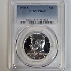 1970-S Silver Kennedy Half Dollar PR68 PCGS Blue Label US 50c