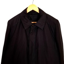 STRELLSON CASTELLO Herren Mantel Jacke Größe M EU48 UK38 Schwarz Knöpfe Taschen