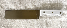 Emeril Lagasse Nakiri Knife Japanese Vegetable Knife White Handle 6.5” Blade