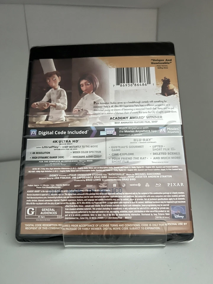 Ratatouille 4K UHD + Blu-ray US Import - Image 2 of 2