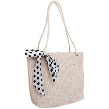 Large Capacity Handbag Straw Women Handbags Handmade Woven Shoulder Handwoven