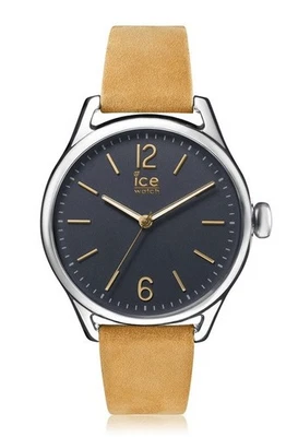 Ice-Watch ICE TIME 013059 Beige Blue Medium Uhr Damenuhr Lederband braun NEU K12 - Bild 1 von 2