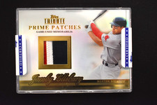 Jacoby Ellsbury 2012 Topps Tribute Prime Patches Patch Memorabilia /24 Encased