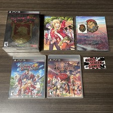 Legend of Heroes: Trails of Cold Steel - Lionheart Ed + II PlayStation 3 PS3 lot
