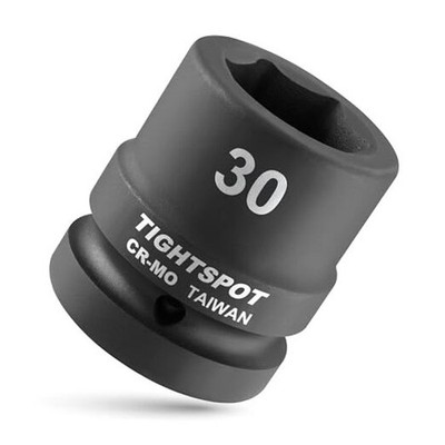  1'' Drive 30mm Shallow Impact Socket Strong CR-MO 30 mm - 6 Point Standard