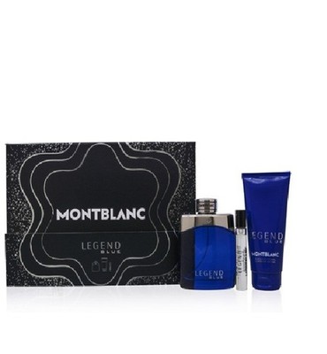 CS Montblanc Legend Blue by Mont Blanc 3 Piece Gift Set for Men