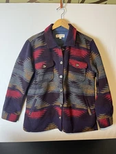 Idyllwind Miranda Lambert Aztec Colorful Print Western Shacket Size XL NEW NOS