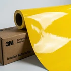 Gloss Bright Yellow - 3M 2080 G15  Vinyl Wrap Film All Sizes Dual Cast
