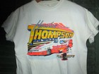 BOXY FIT Vtg 1980s Harlan Thompson FUEL 1 Coupe Drag Racing nhra nascar t shirt
