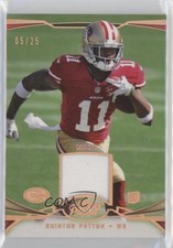 2013 Topps Prime Relics Copper Rainbow 5/25 Quinton Patton #PR-QP s7f