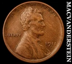 1911-S Lincoln Wheat Cent - Scarce  Extra Fine  Semi-key  Better Date  #K652