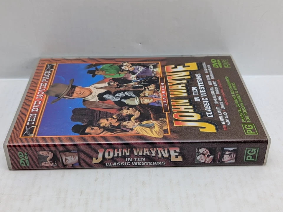 John Wayne In Ten Classic Westerns DVD Reg 4 PAL - Image 3 of 4