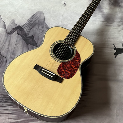 in stock Solid Spruce Top Acoustic Guitar Rosewood Fretboard No EQ Free Shipping