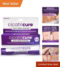 Non-Greasy Scar Gel for Face Body - Effective Results in 2 Weeks, 1 oz