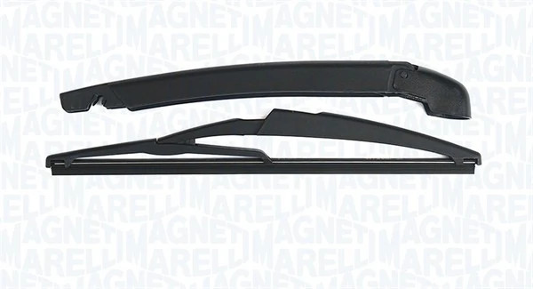 Bras d'essuie-glace Magneti Marelli 000723180074 avec balai en acier noir pour lunette arrière