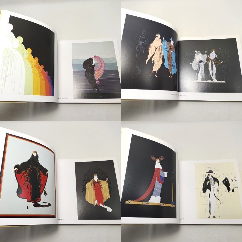 OOP Japanese Erte Art Deco Book Leader of Art Deco His Trail Through the Century