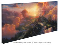 Thomas Kinkade Wrap - The Cross – 16 X 31 Wrapped Canvas Thomas Kinkade Wrap - The Cross – 16 X 31 Wrapped Canvas