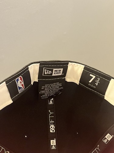 New Era Black/Teal Philadelphia 76ers Vice City 59FIFTY Fitted Hat RARE 7 3/4 - Picture 8 of 9