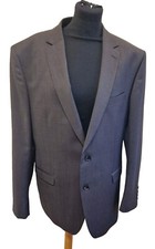 Blazer Two Piece Brown Wool Blend Suit Chest UK 42, EU 52, US 42, Waist UK 36.