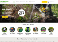 Complete Gardening Services Website Design + Web Hosting for just £10/Month