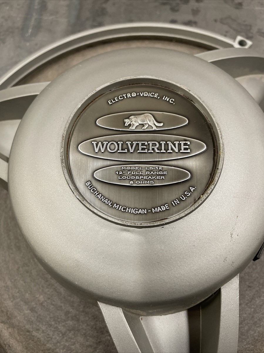 Pair of Electrovoice LS-12 Wolverine full range speakers 8 Pair of Electrovoice LS-12 Wolverine full range speakers 8
