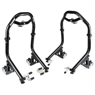 Front+Rear Lift Stand with Dolly Wheels For 2009-2021 BUELL/EBR 1125R