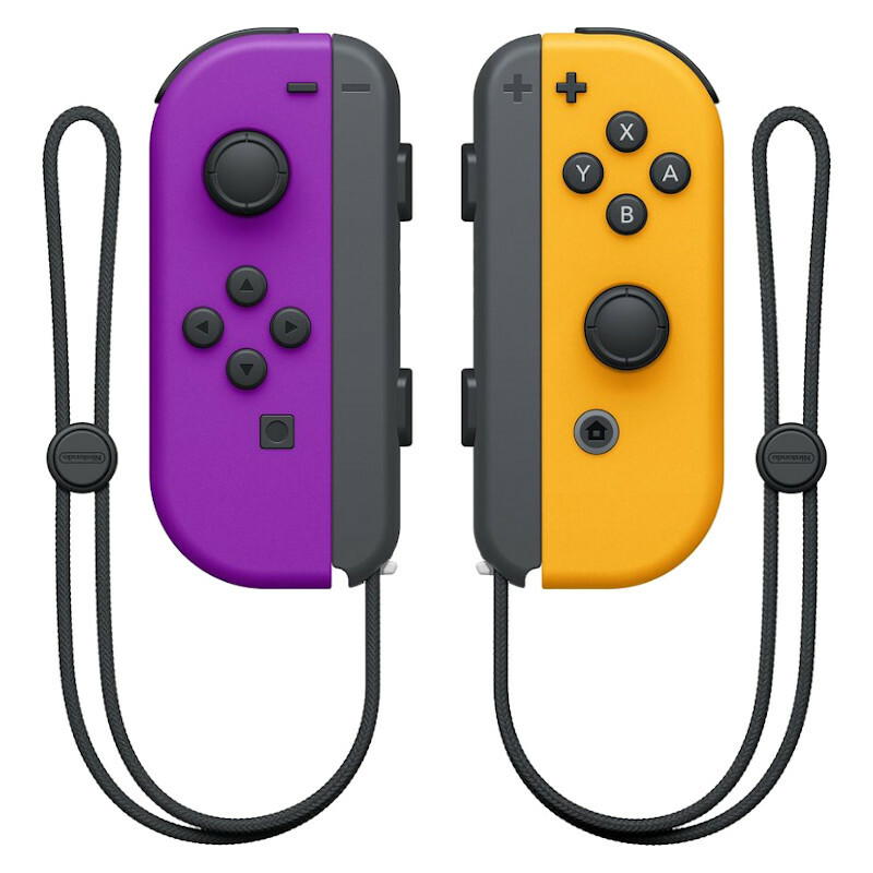 Nintendo Switch V1 - 32GB - Purple / Orange Joy-Cons - Good