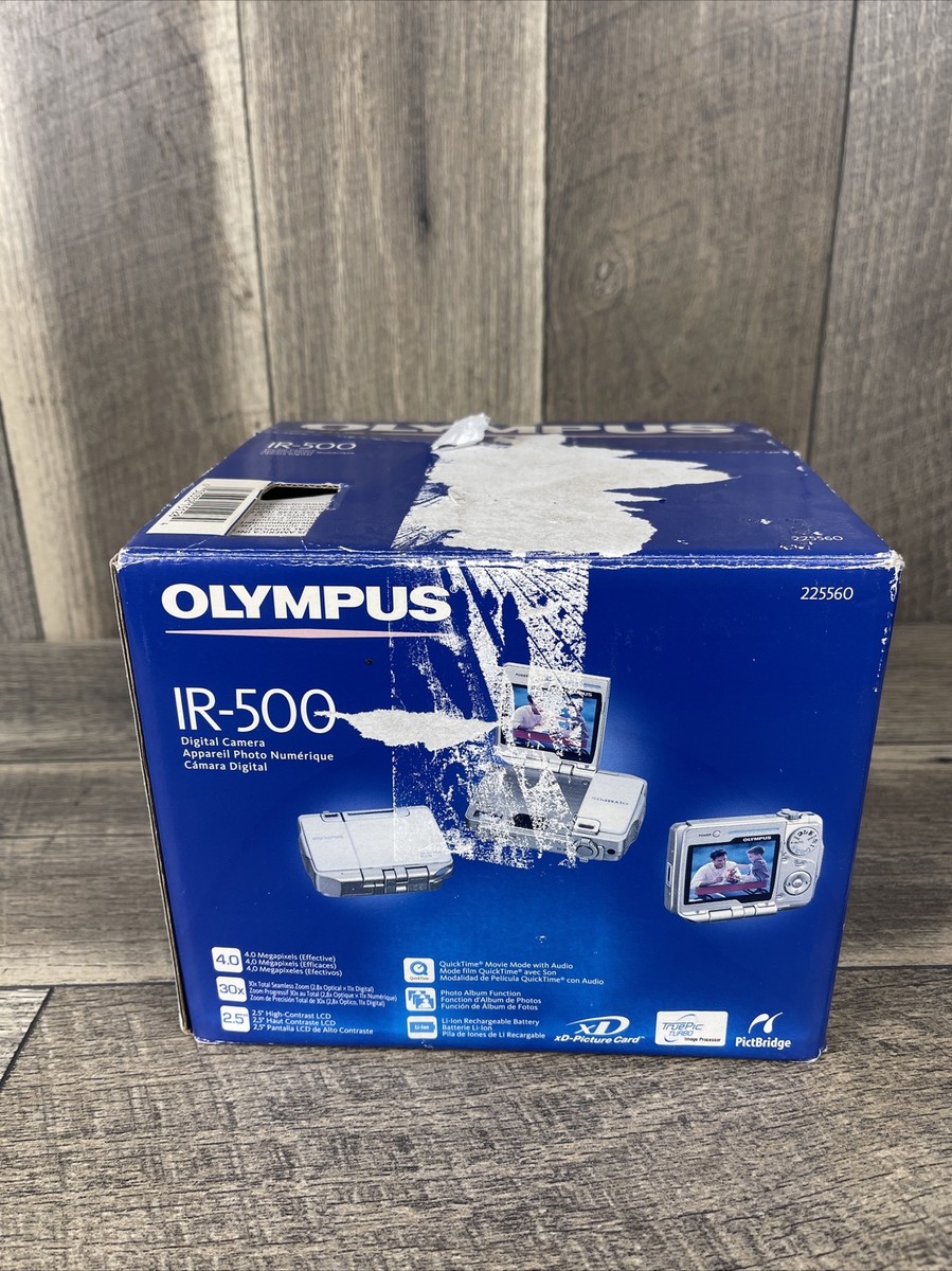 Olympus IR-500 Digital Camera + Docking Station 'Dock & Done Olympus IR-500 Digital Camera + Docking Station 'Dock & Done
