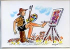 SCOUT POSTCARD - Scout Drawing by Sven Sainderichin 2006 - Scouts