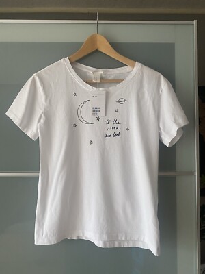 H&M T-shirt Mit Druck XS 